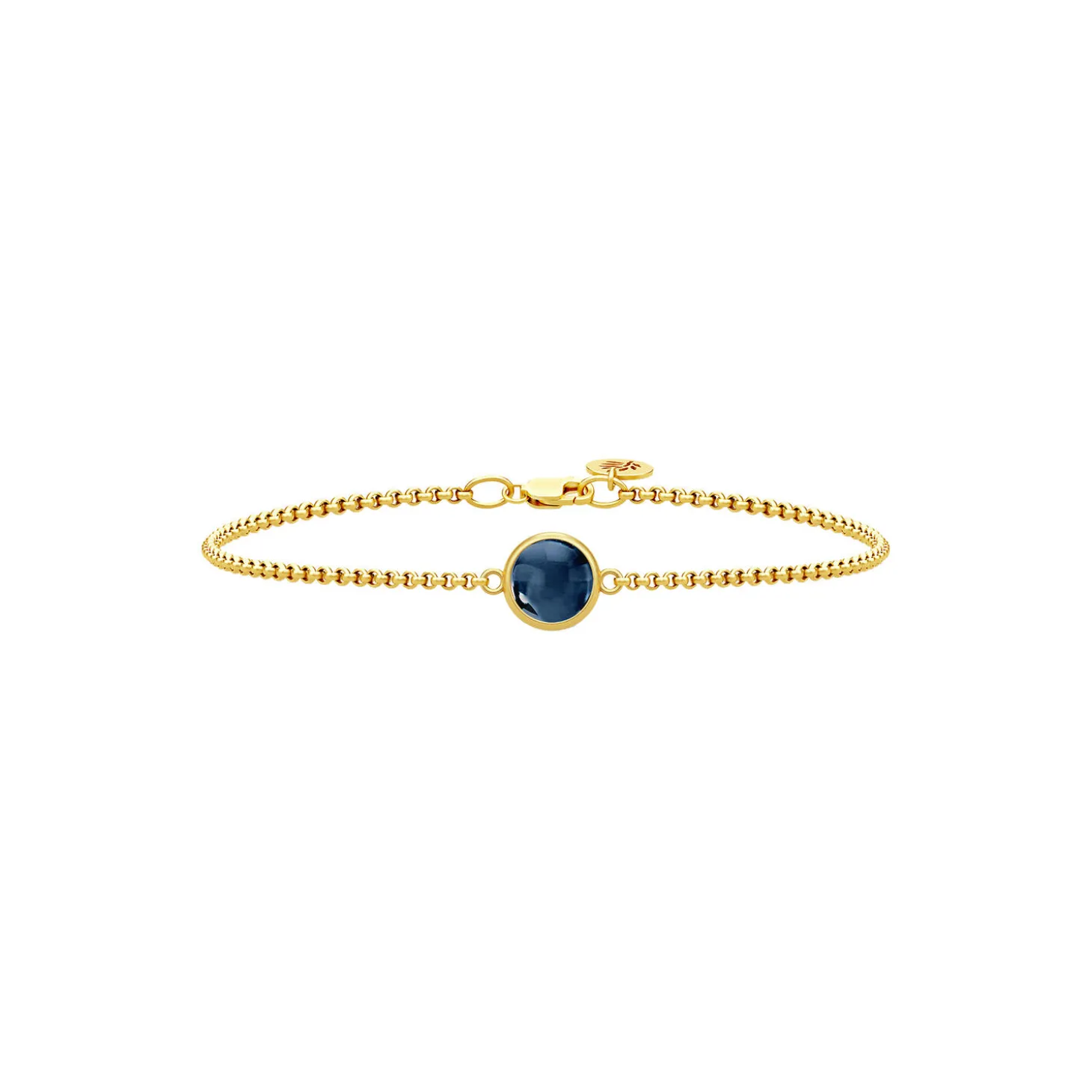 Primini Armbånd, gold/sapphire blue
