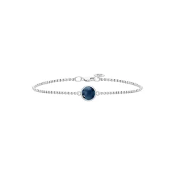 Primini Armbånd, silver/sapphire blue