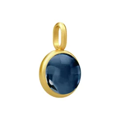 Primini Pendant, gold/sapphire blue
