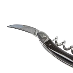 Proptrækker D.L., sort horn