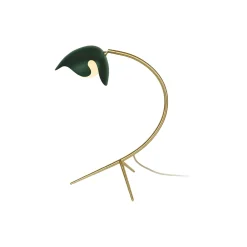 PS38 bordlampe, green/brass