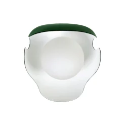 PS38 væglampe, green/brass