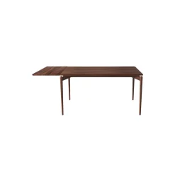 PURE spisebord L140 inkl. 1 tillægsplade, naturolieret valnød