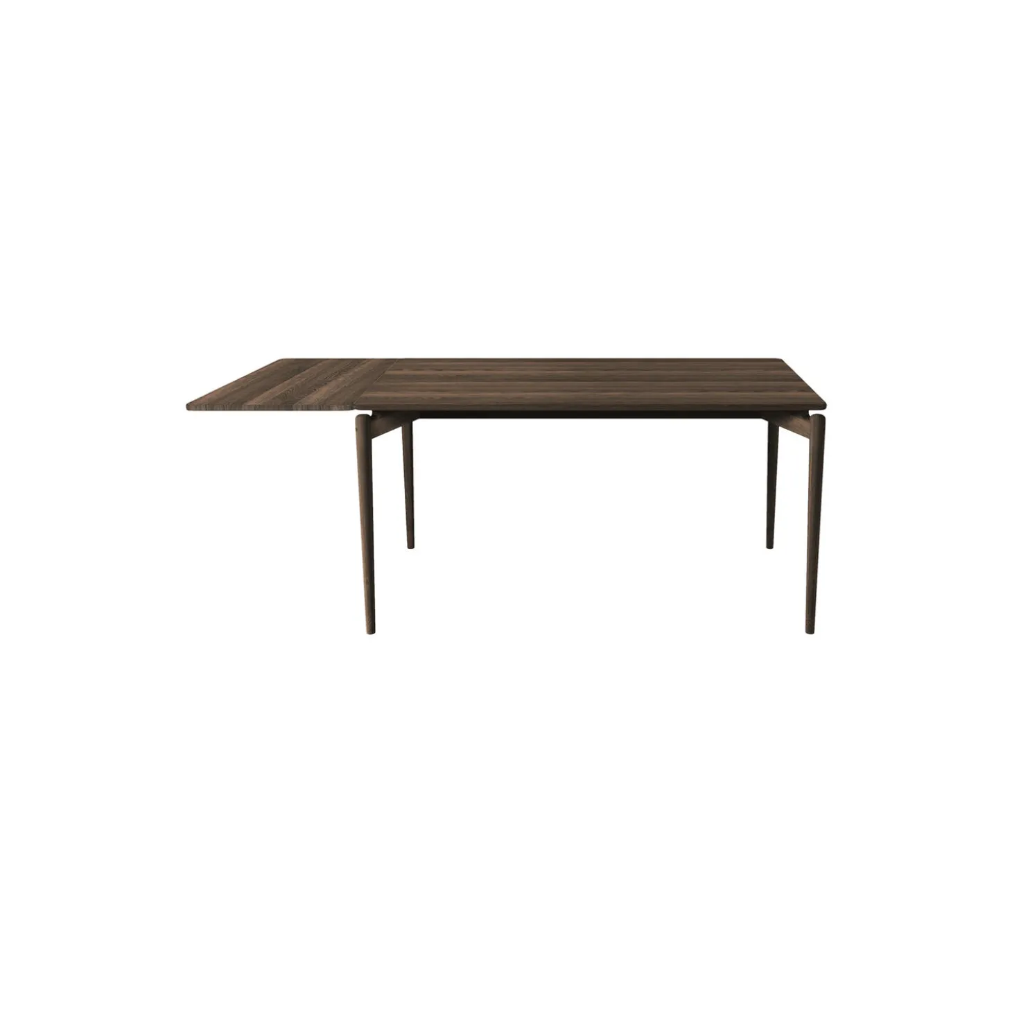 PURE spisebord L140 inkl. 1 tillægsplade, røget eg