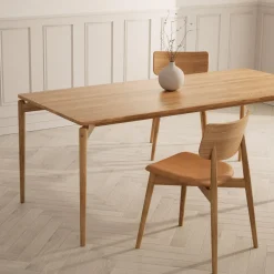 PURE spisebord L140, naturolieret eg