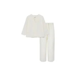 Pyjamas Poplin, pure ecru