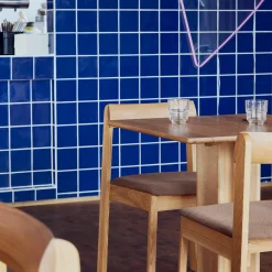 Quatrefoil Table, oak