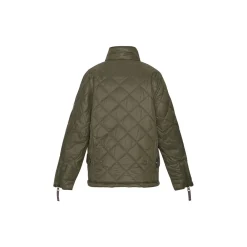 Quilted Boys Jacket, dark olive