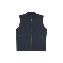 Quilted Shell Gilet, dark navy
