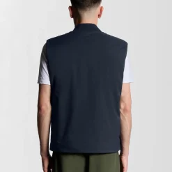 Quilted Shell Gilet, dark navy