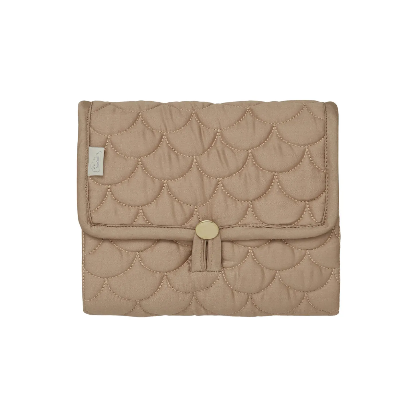 Quiltet pusleunderlag, camel