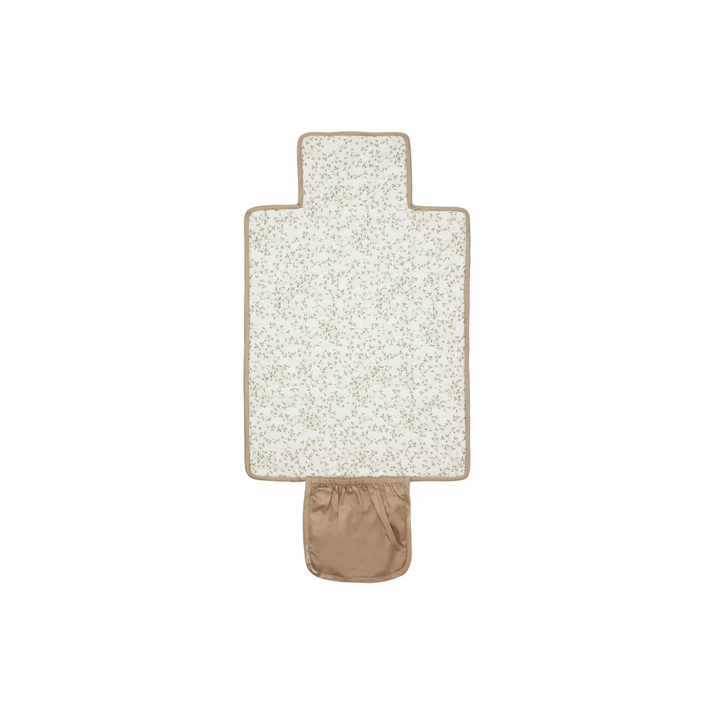 Quiltet pusleunderlag, camel