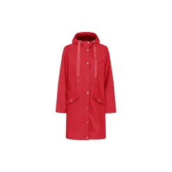Rain Coat, tango red