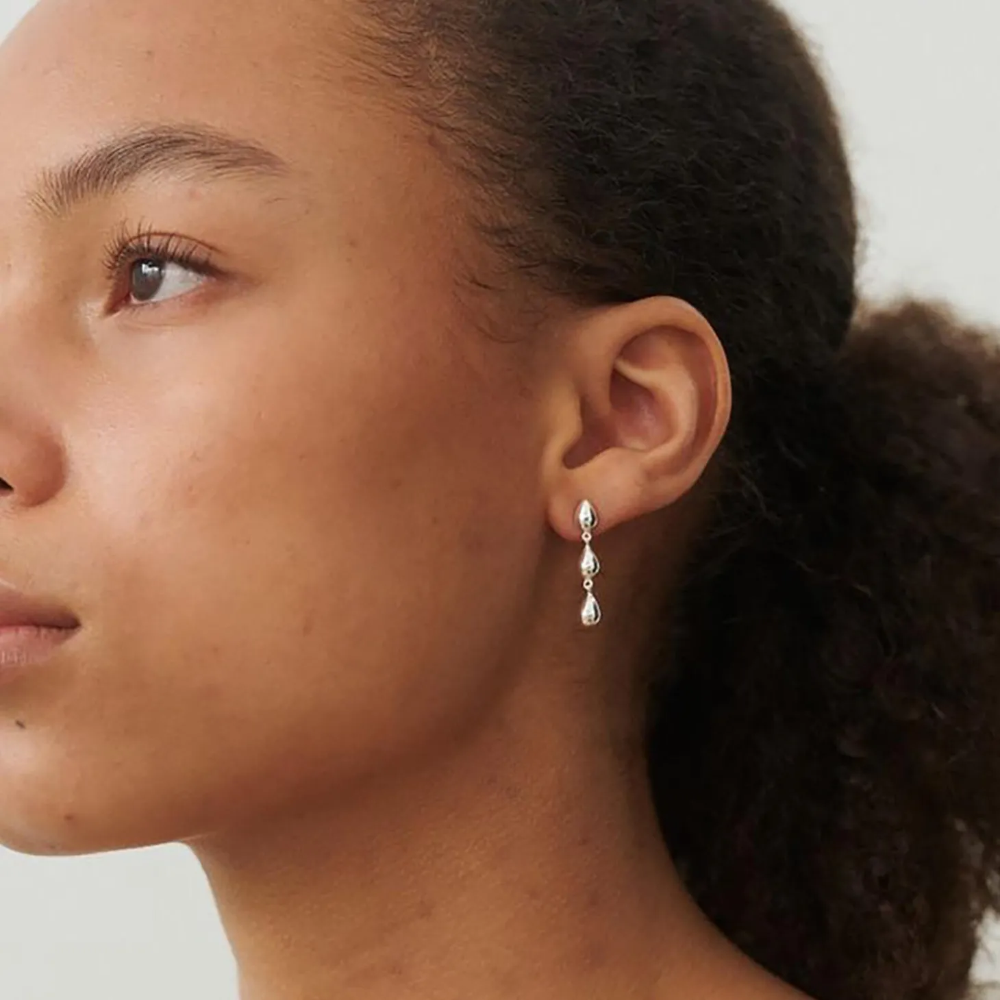 Rain Earrings, sølv