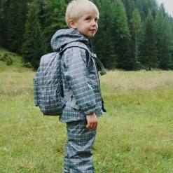 Rainy Kids Backpack Midi, laurel blue check