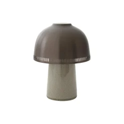 Raku SH8 transportabel bordlampe, beige grey/bronzed