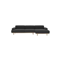 Reason 2-pers. sofa med chaiselong, Crush 130