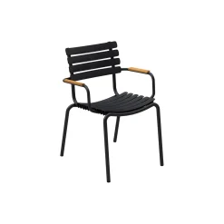 ReCLIPS bambus spisebordsstol, black