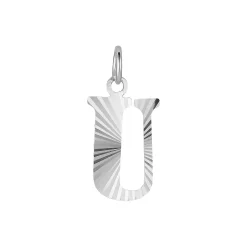 Reflection Letter Pendant U