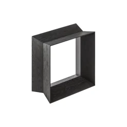 REFLEX skammel, blacklaquered oak