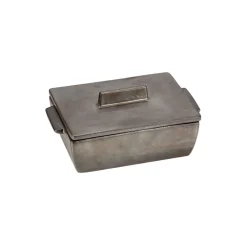 Rektangulært ovnfast fad med varmebrik