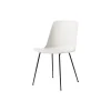 Rely HW6 spisebordsstol, white/black
