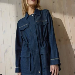 Retal denimjacket, della blue