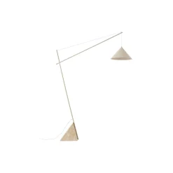 Reyna læselampe, lys beige