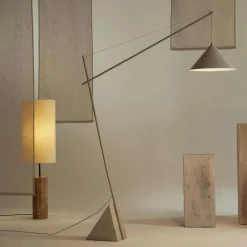 Reyna læselampe, lys beige