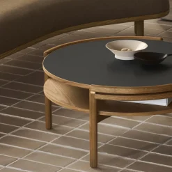 RF1905 Sideways sofabord, olieret eg/sort