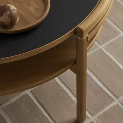 RF1905 Sideways sofabord, olieret eg/sort