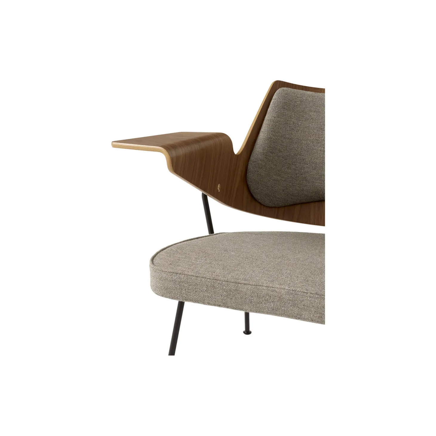RFH RD8 Lounge Chair, walnut/beech/hallingdal 227