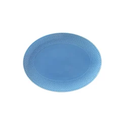 Rhombe Color ovalt serveringsfad, blå