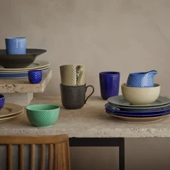 Rhombe Earth Krus med hank, slate