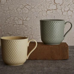 Rhombe Earth Krus med hank, marble