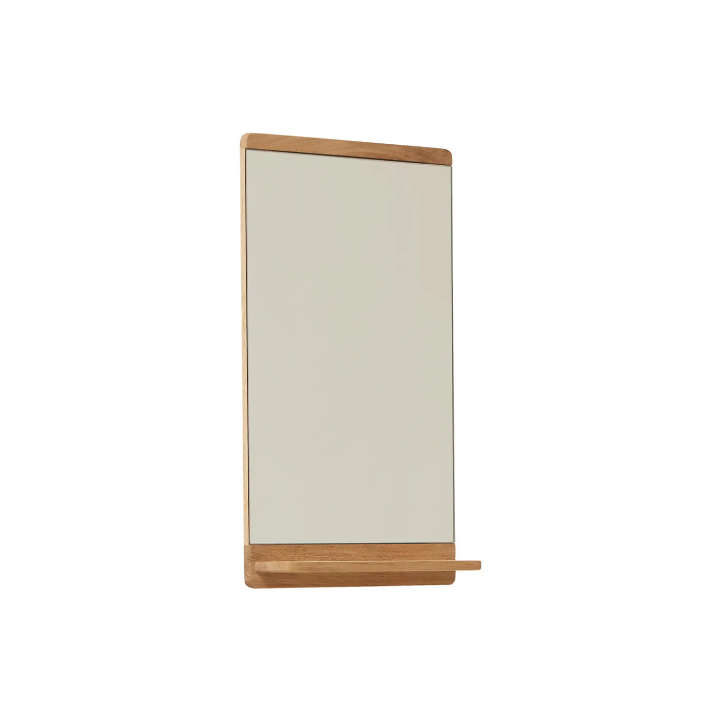 Rim Wall Mirror 68, oiled oak