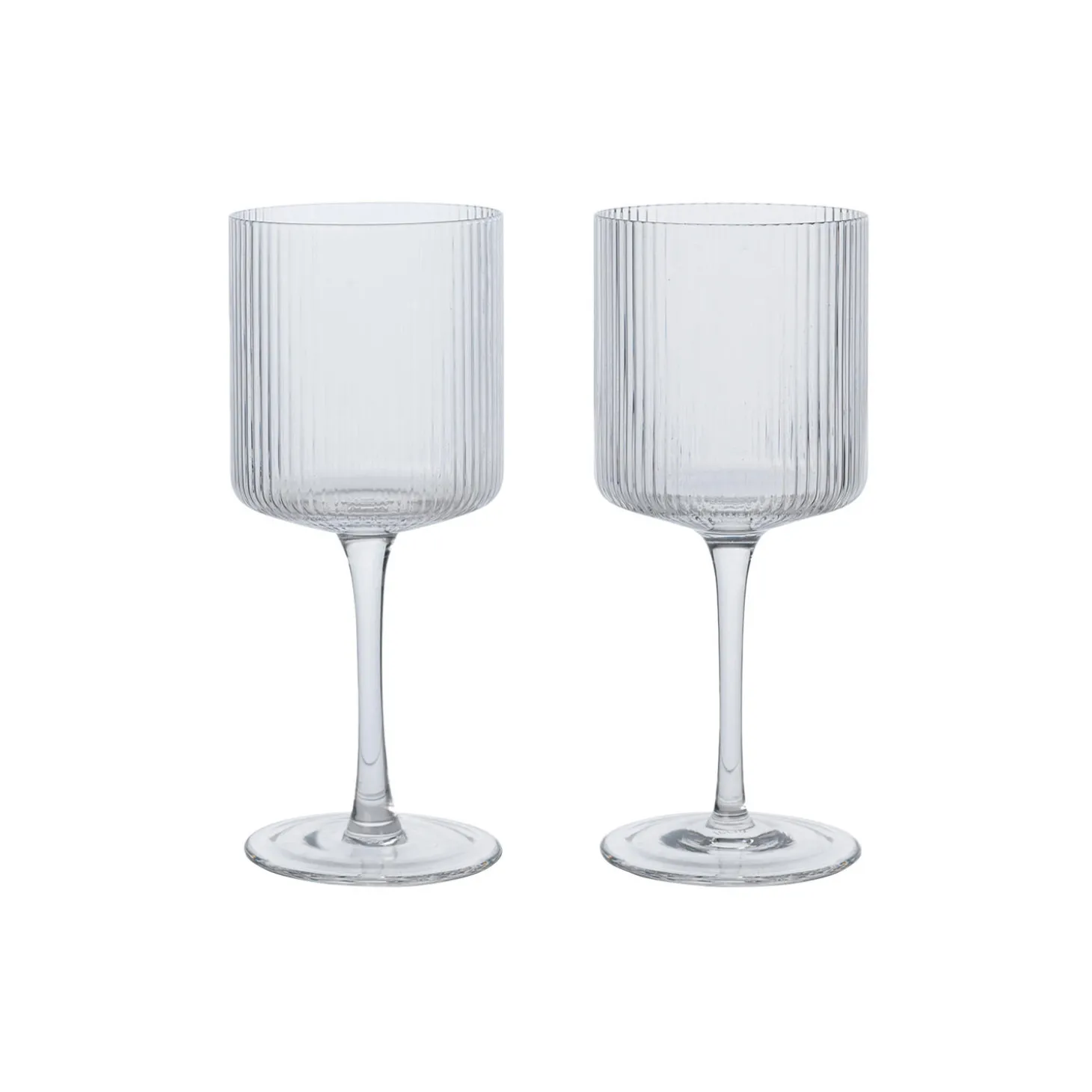 Ripple Hvidvinsglas, clear