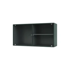 RIPPLE I vitrineskab, 163 black jade