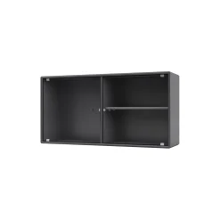 RIPPLE I vitrineskab, 36 coal