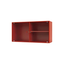 RIPPLE I vitrineskab, 145 rosehip