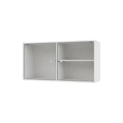 RIPPLE I vitrineskab, 01 white