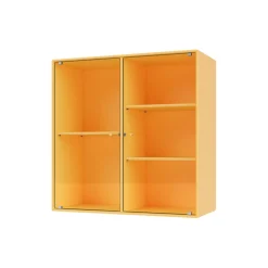 RIPPLE II vitrineskab, 166 acacia