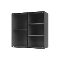 RIPPLE II vitrineskab, 04 anthracite