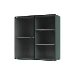 RIPPLE II vitrineskab, 163 black jade