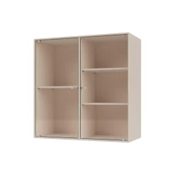 RIPPLE II vitrineskab, 168 clay