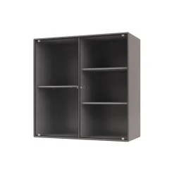 RIPPLE II vitrineskab, 35 coffee