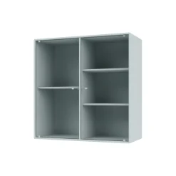 RIPPLE II vitrineskab, 148 flint