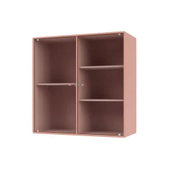 RIPPLE II vitrineskab, 151 rhubarb