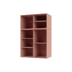 RIPPLE III vitrineskab, 151 rhubarb