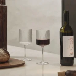 Ripple Rødvinsglas 2 stk., clear